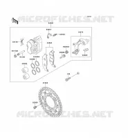 FREIN AVANT pour Kawasaki KLX300R 1999