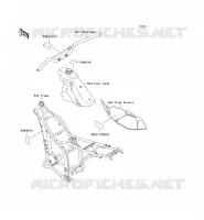 LABEL pour Kawasaki KLX300R 1999