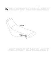SELLE pour Kawasaki KLX300R 1999