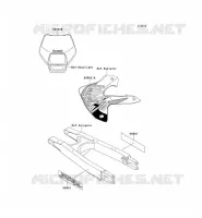 STICKER pour Kawasaki KLX300R 1999