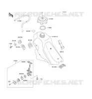 RESERVOIR CARBURANT pour Kawasaki KLX300R 2002