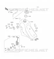 RESERVOIR CARBURANT pour Kawasaki KLX300R 2007