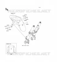 GARDE BOUE AVANT pour Kawasaki VERSYS 1000 2013