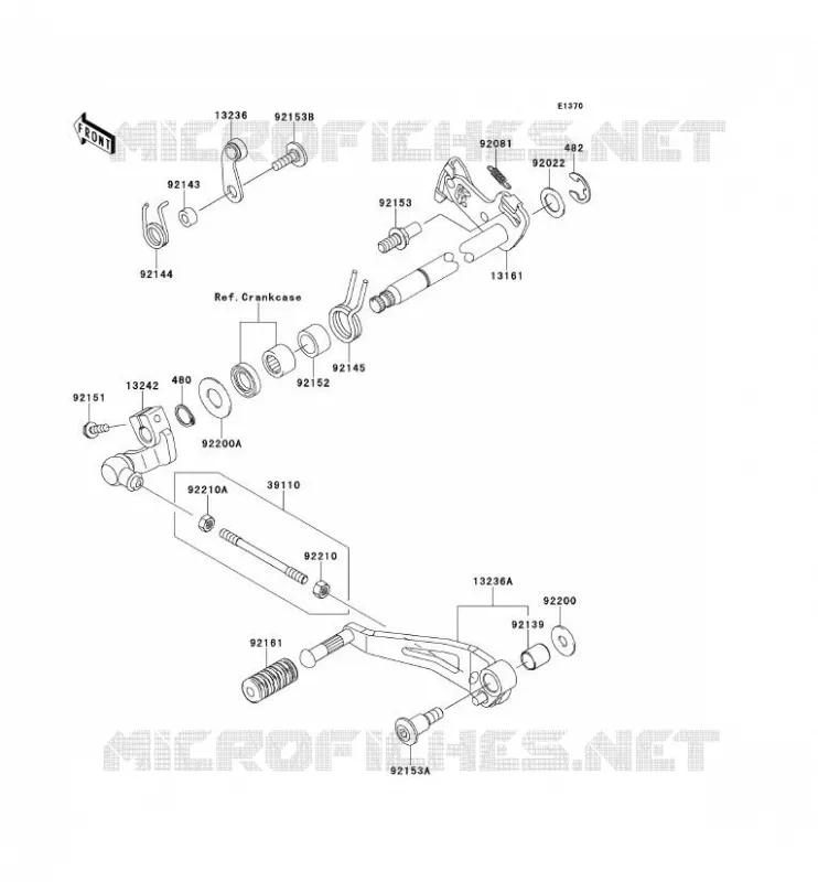 SELECTEUR Kawasaki MOTOS 1000 2014 VERSYS 1000  KLZ1000AEF