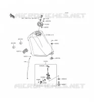 RESERVOIR CARBURANT pour Kawasaki KMX125 1998