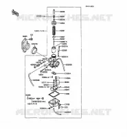 CARBURATEUR pour Kawasaki KMX125 1988