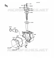 FILTRE A AIR pour Kawasaki KMX125 1988