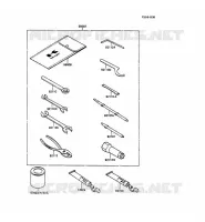 OUTIL UTILISATEUR pour Kawasaki KMX125 1988