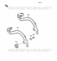 PEDALE DE FREIN pour Kawasaki KMX125 1988