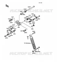 SUSPENSION pour Kawasaki KMX125 1988