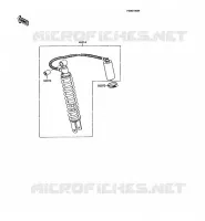 AMORTISSEUR pour Kawasaki KMX125 1992