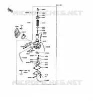 CARBURATEUR pour Kawasaki KMX125 1992