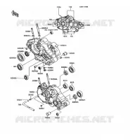 CARTER MOTEUR(S) pour Kawasaki KMX125 1992