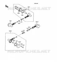 CLIGNOTANTS pour Kawasaki KMX125 1992