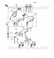 CONTACTEUR pour Kawasaki KMX125 1992