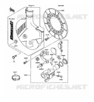 FREIN AVANT pour Kawasaki KMX125 1992