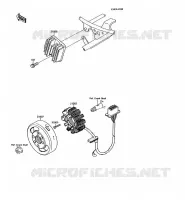 G&Eacute;N&Eacute;RATEUR pour Kawasaki KMX125 1992