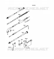 CABLES pour Kawasaki KMX125 1995