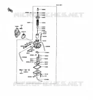CARBURATEUR pour Kawasaki KMX125 1995