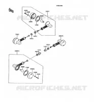 CLIGNOTANTS pour Kawasaki KMX125 1995