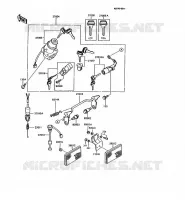 CONTACTEUR pour Kawasaki KMX125 1995