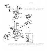CULASSE/CYLINDRE pour Kawasaki KMX125 1995