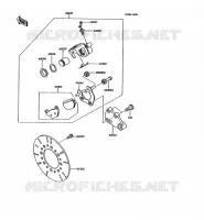 FREIN ARRIERE pour Kawasaki KMX125 1995