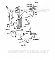 RADIATEUR pour Kawasaki KMX125 1995
