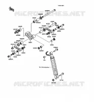 SUSPENSION pour Kawasaki KMX125 1995