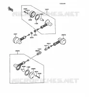 CLIGNOTANTS pour Kawasaki KMX125 1988