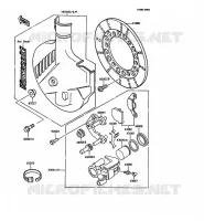 FREIN AVANT pour Kawasaki KMX125 1988