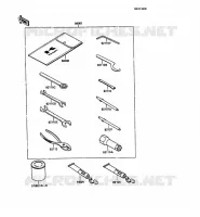 OUTIL UTILISATEUR pour Kawasaki KMX125 1988