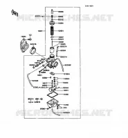 CARBURATEUR pour Kawasaki KMX125 1989