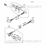 CLIGNOTANTS pour Kawasaki KMX125 1989