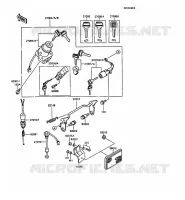 CONTACTEUR pour Kawasaki KMX125 1989