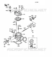 CULASSE/CYLINDRE pour Kawasaki KMX125 1989