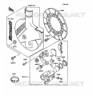 FREIN AVANT pour Kawasaki KMX125 1989