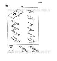 OUTIL UTILISATEUR pour Kawasaki KMX125 1989