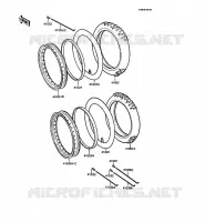 PNEUS pour Kawasaki KMX125 1989