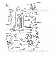 RADIATEUR pour Kawasaki KMX125 1989