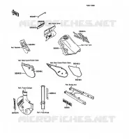 STICKER pour Kawasaki KMX125 1989