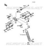 SUSPENSION pour Kawasaki KMX125 1989