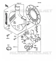 FREIN AVANT pour Kawasaki KMX125 1990