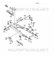 BRAS OSCILLANT pour Kawasaki KMX125 1992