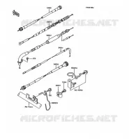 CABLES pour Kawasaki KMX125 1992
