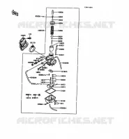 CARBURATEUR pour Kawasaki KMX125 1992