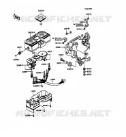 COMPTEURS pour Kawasaki KMX125 1992