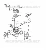 CULASSE/CYLINDRE pour Kawasaki KMX125 1992