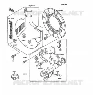 FREIN AVANT pour Kawasaki KMX125 1992