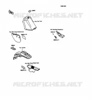 LABEL pour Kawasaki KMX125 1992